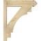 Ekena Millwork Merced Rough Sawn Arts and Crafts Outlooker, Douglas Fir, 6"W x 22"D x 26"H OUT06X22X26MRC03RDF - alternate 3